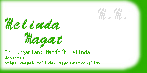 melinda magat business card